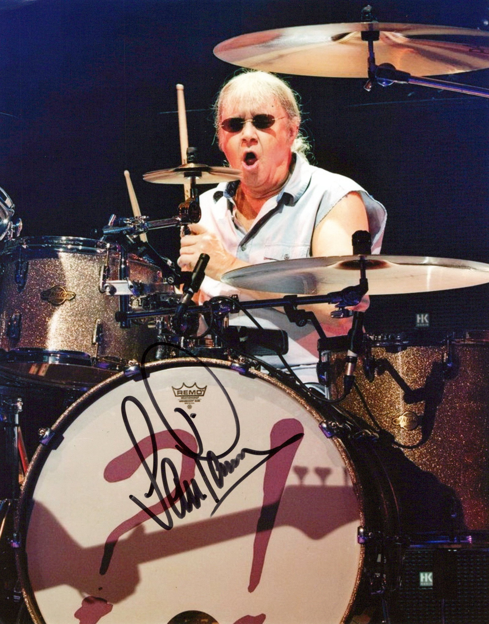 Ian Paice DRUMMER / DEEPPURPLE In Person Signed Photo (1 of 1)