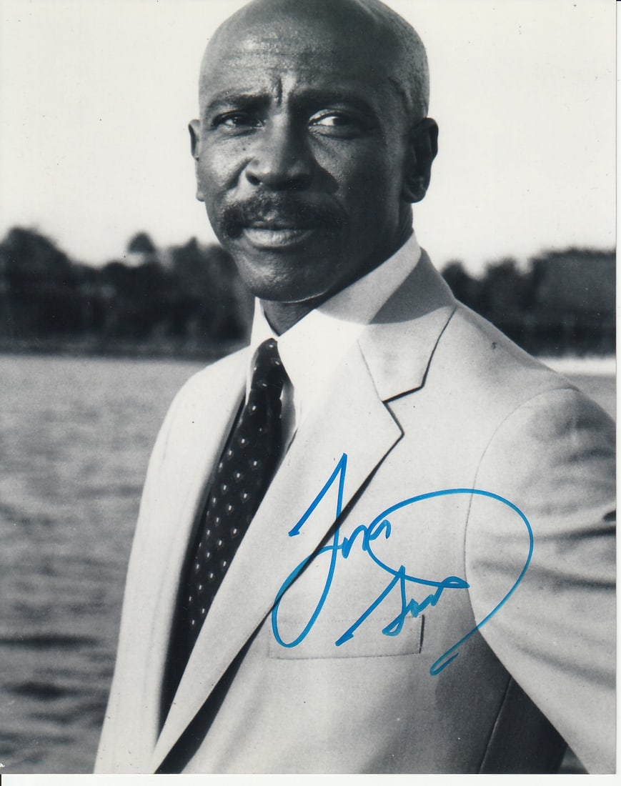 Louis Gossett Jr. (1936-2024) OFFICER GENTLEMAN / ENEMY MINE In Person Signed Photo (1 of 1)