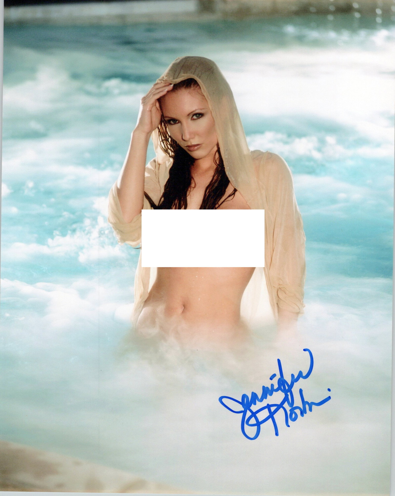 Jennifer Korbin STUNNING ACTRESS / MODEL In Person Signed Photo (1 of 1)