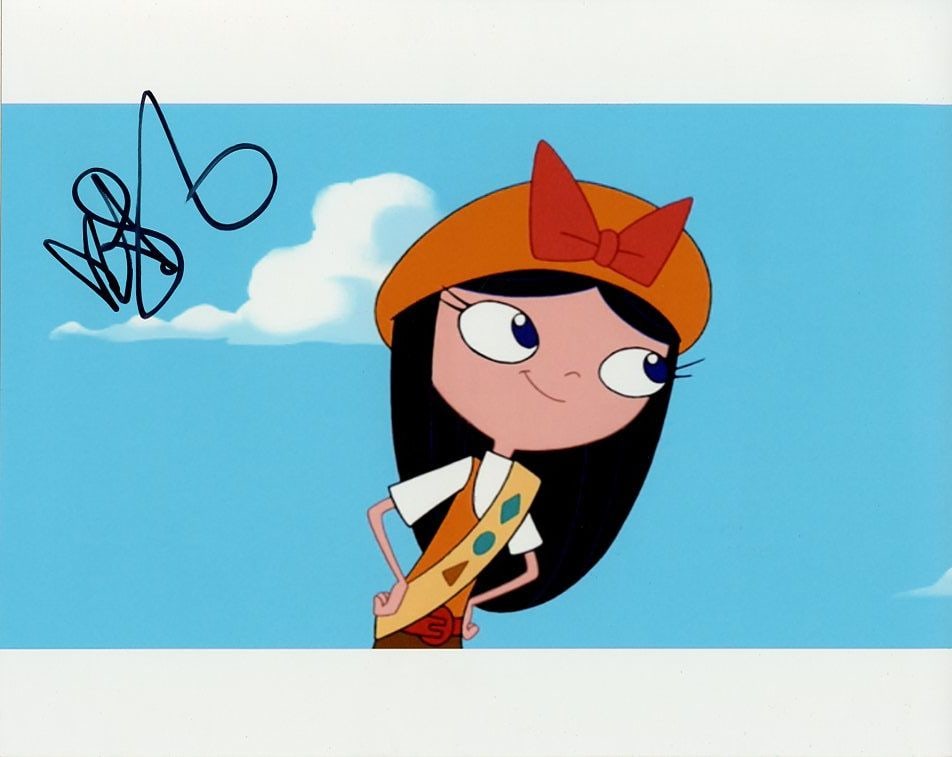 Alyson Stoner PHINEAS & FERB In Person Signed Photo: Photo size is 8x10. PRIVATE SIGNING. Alyson Stoner in person signed photo from the TV SERIES PHINEAS AND FERB. Alyson Stoner as the voice of Isabella Garcia Shapiro.