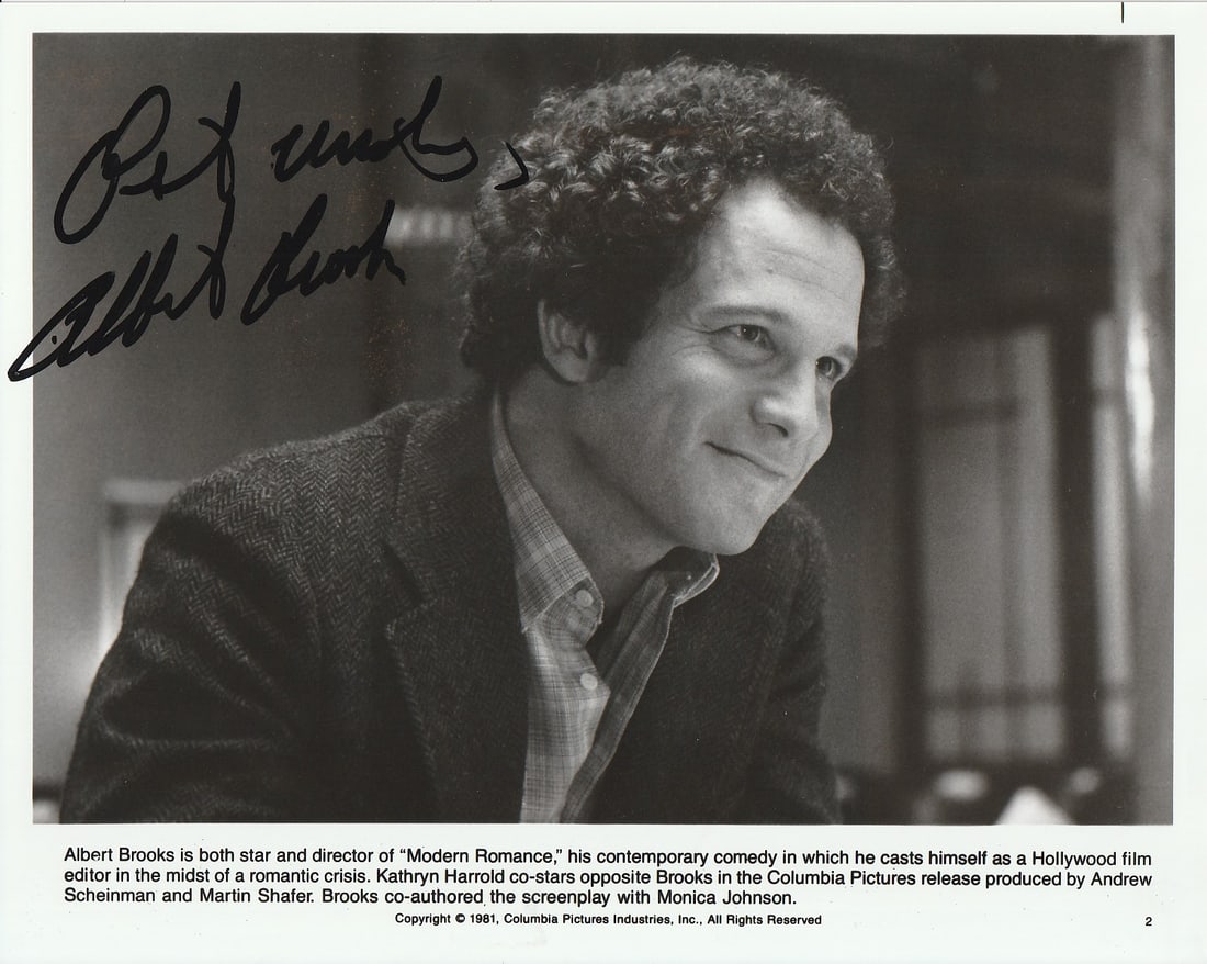 Albert Brooks MODERN ROMANCE In Person Signed Photo (1 of 1)