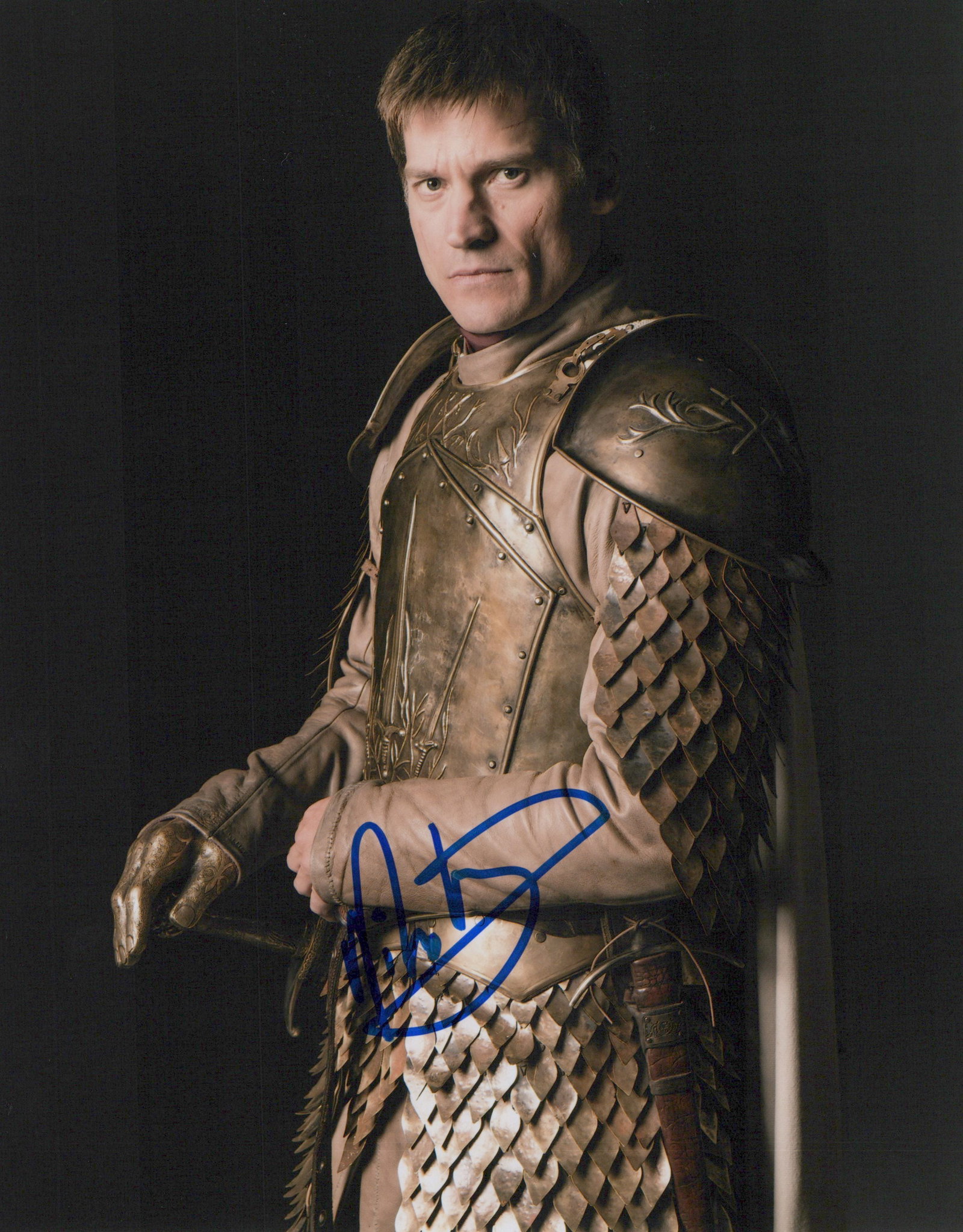 Nikolaj Coster Waldau GAME OF THRONES In Person Signed Photo (1 of 1)