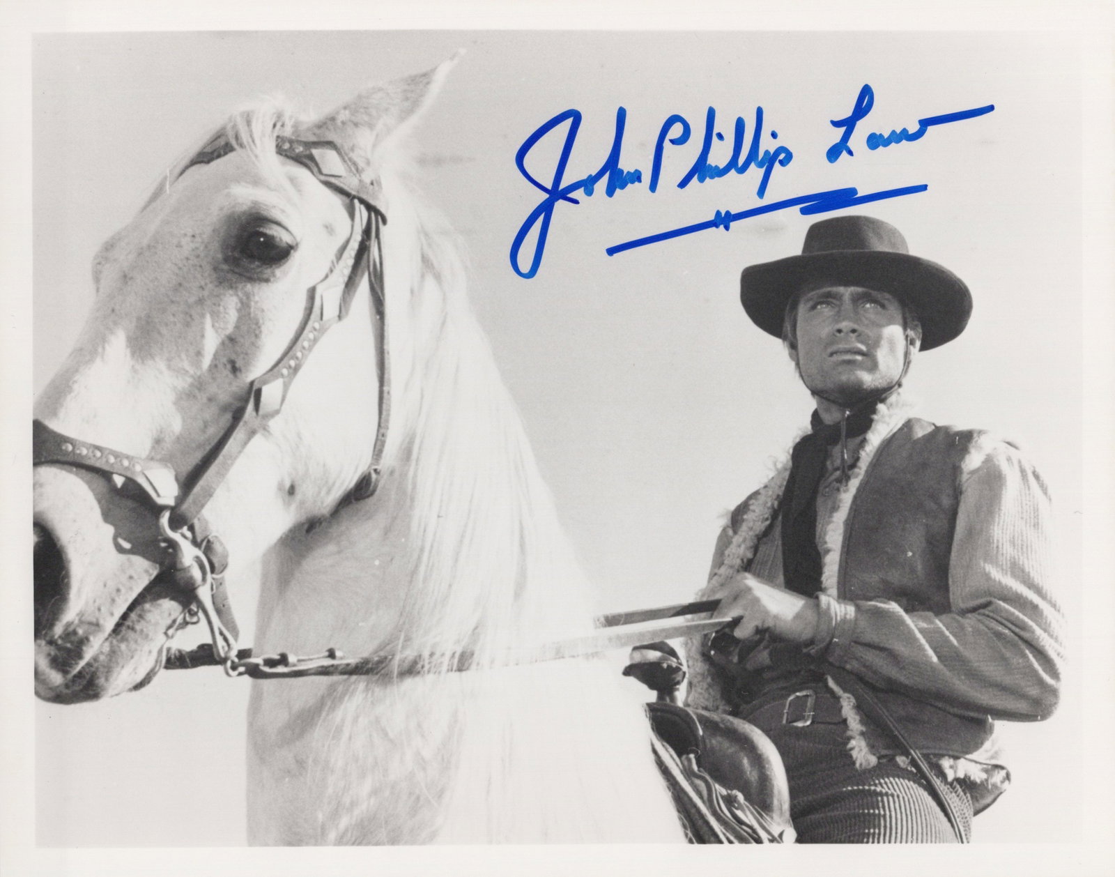 John Phillip Law (1937-2008) WESTERNS / Barbarella In Person Signed Photo (1 of 1)