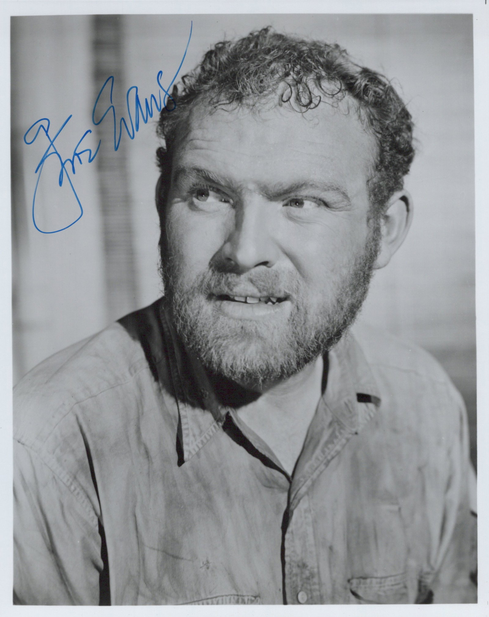 Gene Evans (1922-1998) OPERATION PETTICOAT / STEEL HELMET Signed Photo (1 of 1)