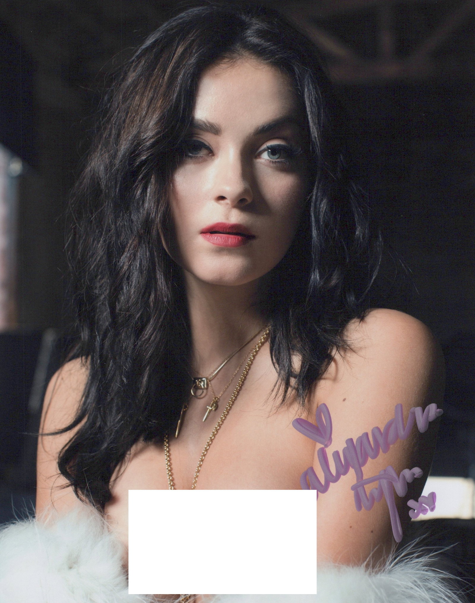 Alexandra Tyler PLAYBOY PMOTM In Person Signed Photo: Photo size is 8x10. PRIVATE SIGNING. Alexandra Tyler in person signed autographed photo. Alexandra Tyler was a Playboy Playmate of the Month April 2015.