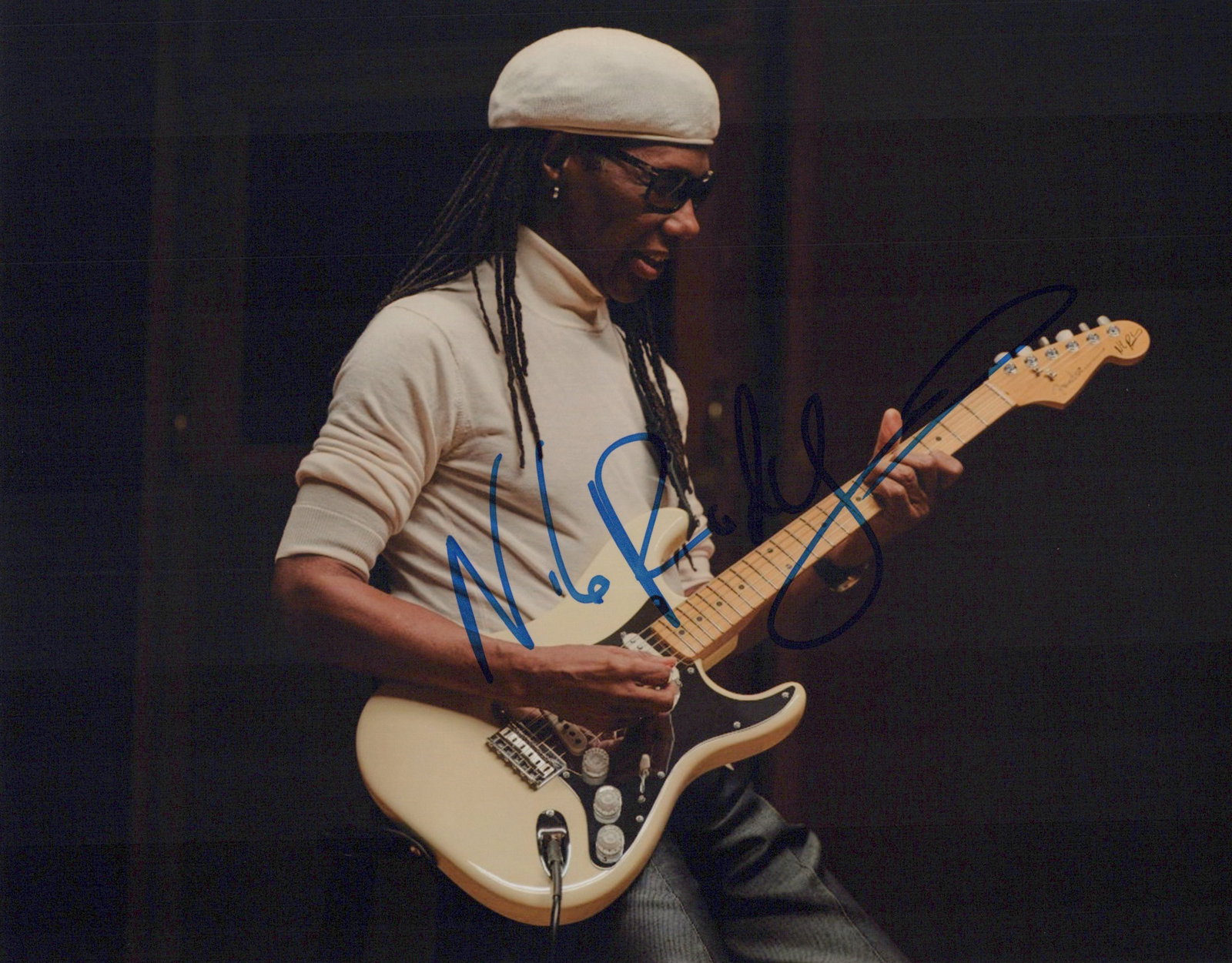 Nile Rodgers MUSICIAN In Person Signed Photo (1 of 1)