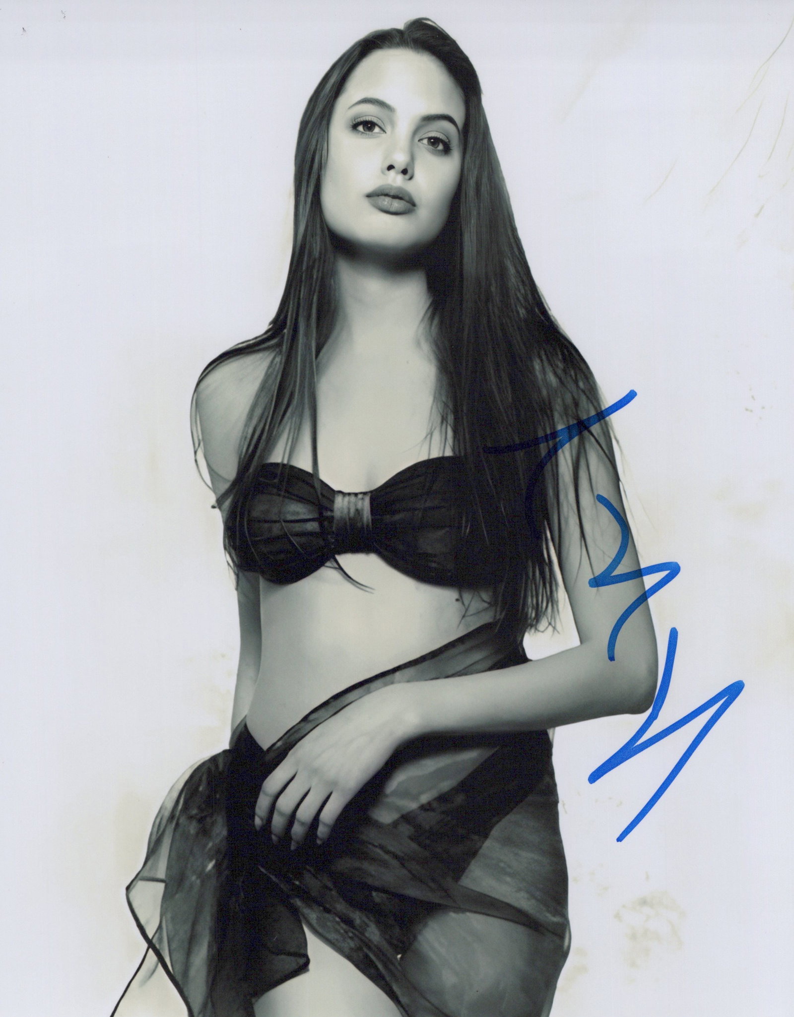 Angelina Jolie SEXY YOUNGER In Person Signed Photo (1 of 1)