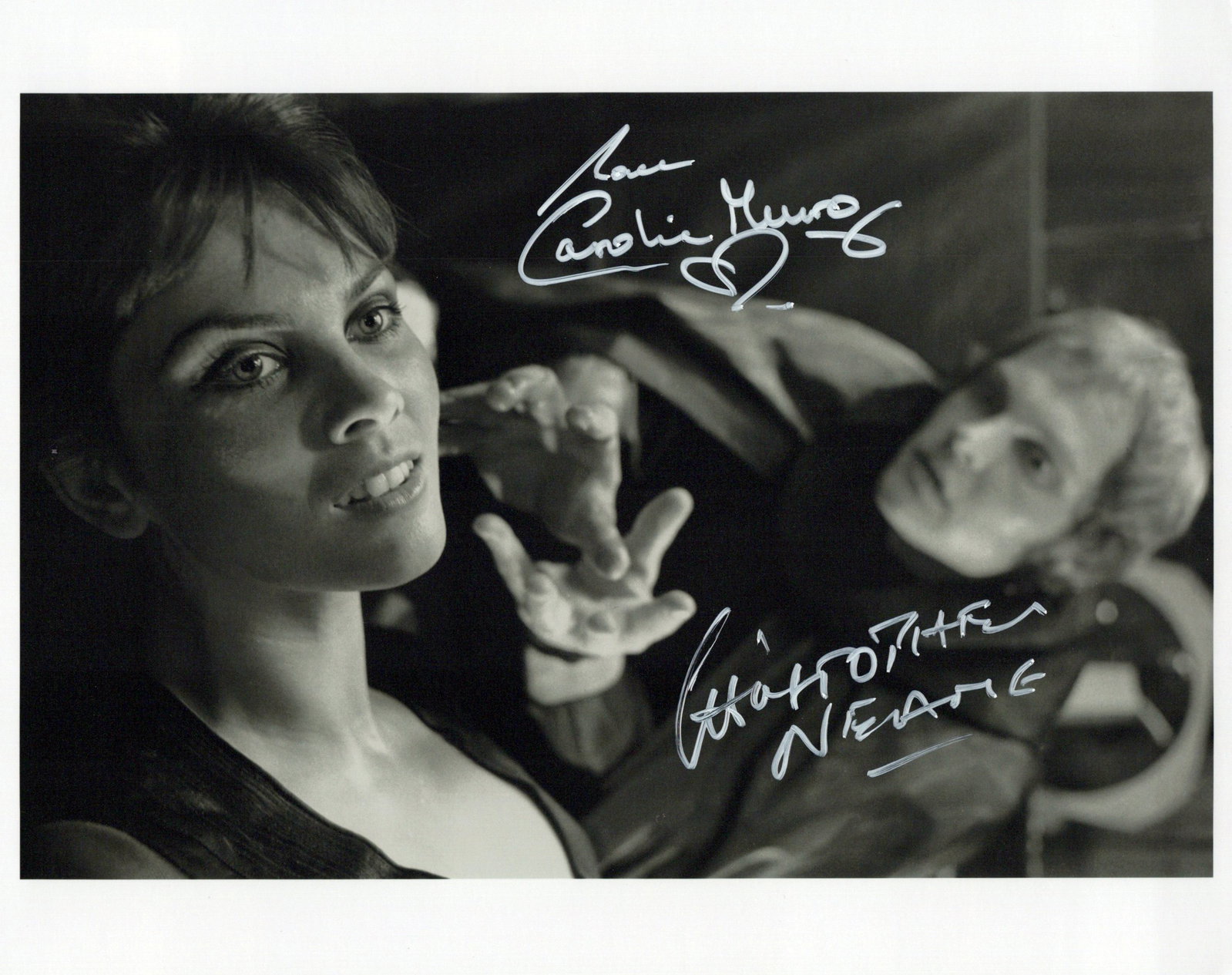 Caroline Munro / Christopher Neame DRACULA AD 1972 In Person Signed Photo (1 of 1)