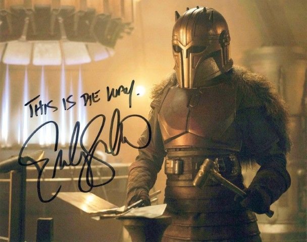 Emily Swallow MANDALORIAN In Person Signed Photo (1 of 1)