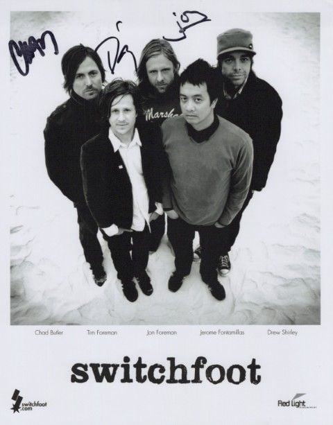 Switchfoot ROCK BAND Signed Photo (1 of 1)