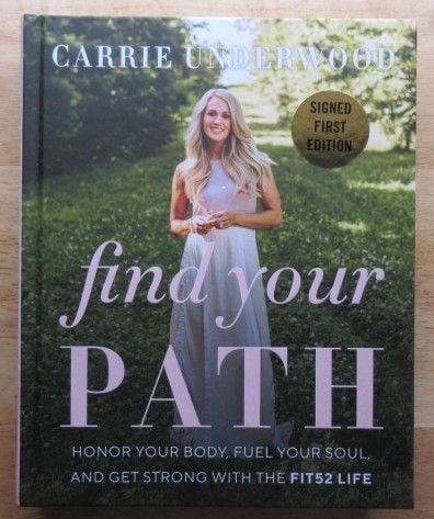 Carrie Underwood "Find Your Path" Signed First Edition Book: This is an unread signed first edition. Carrie Underwood is a true multi-format, multi-media superstar, spanning achievements in music, television, film, and as a New York Times bestselling author and