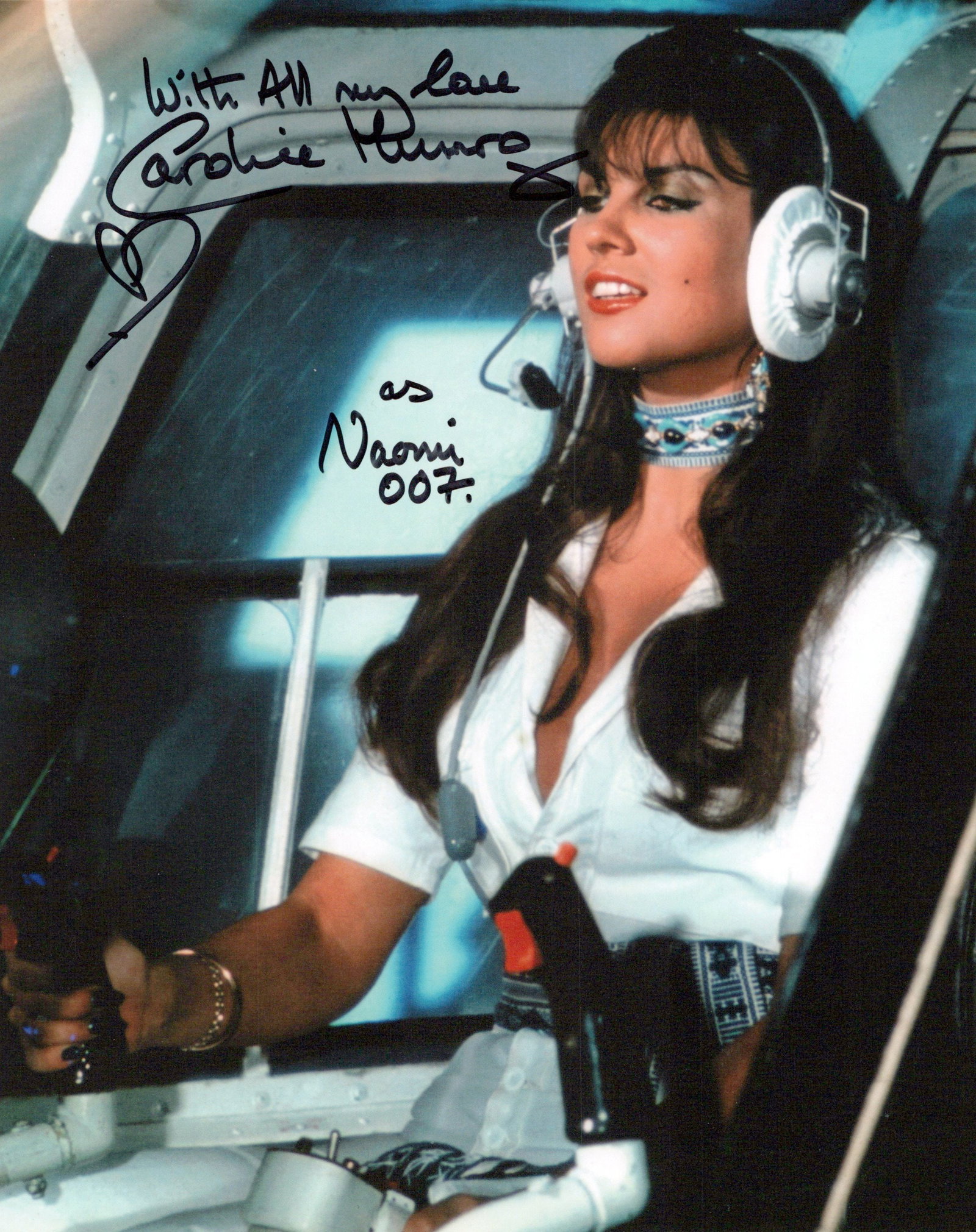 Caroline Munro JAMES BOND In Person Signed Photo (1 of 1)