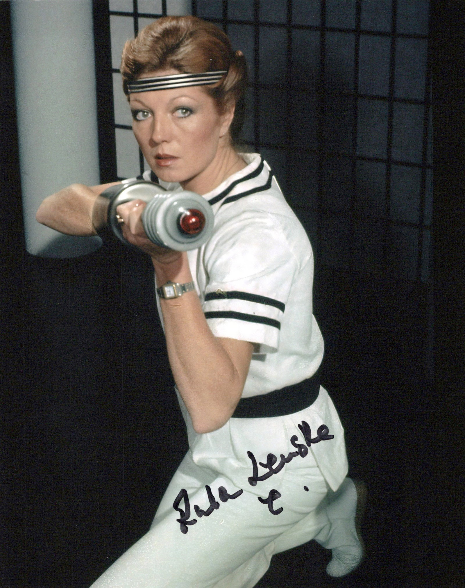 Rule Lenska DR WHO In Person Signed Photo (1 of 1)