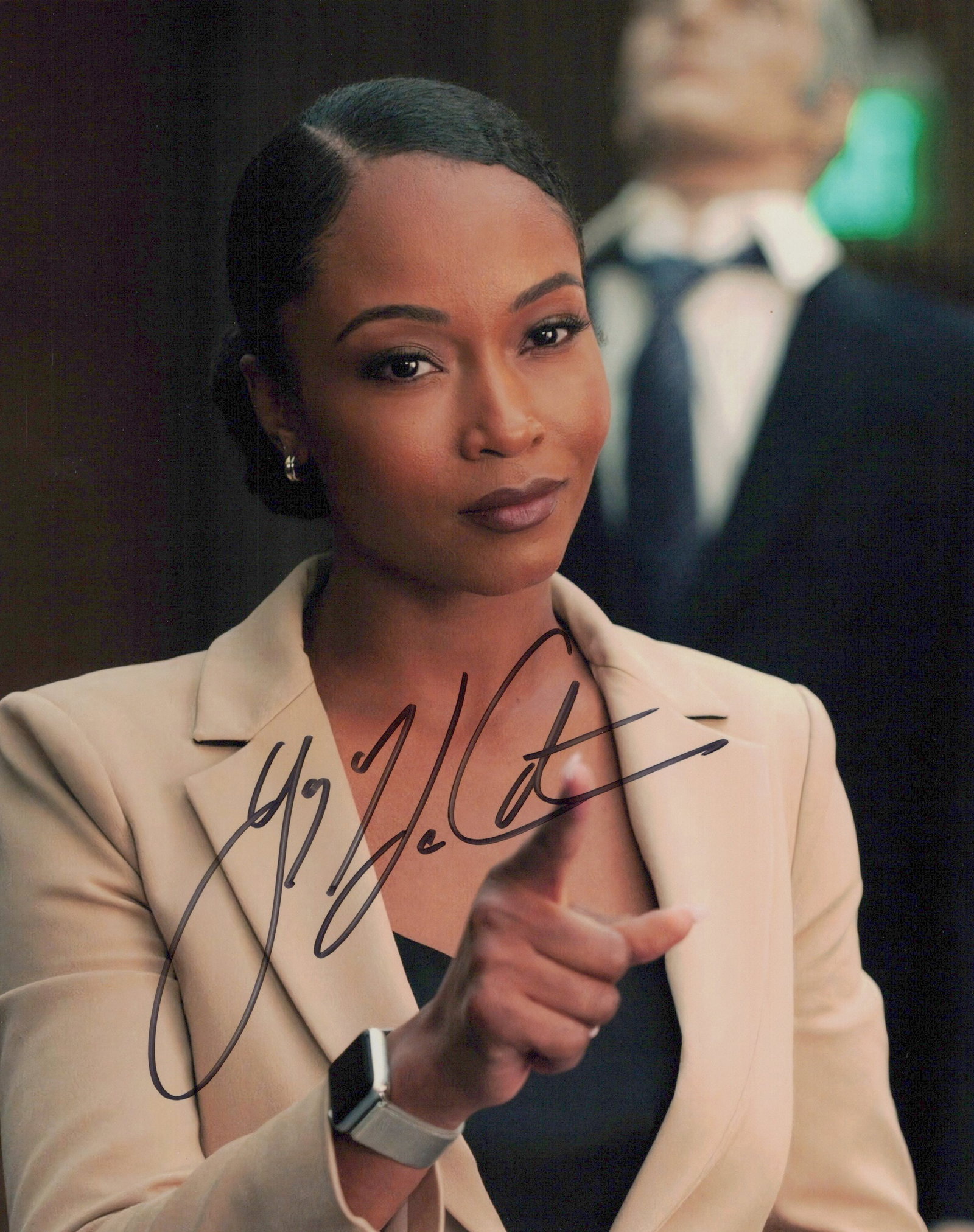 Yaya DeCosta LINCOLN LAWYER In PersonS Signed Photo: Photo size is 8x10. Yaya DeCosta in person signed photo from the TV series THE LINCOLN LAWYER. Yaya DeCota as the character Andrea Freeman