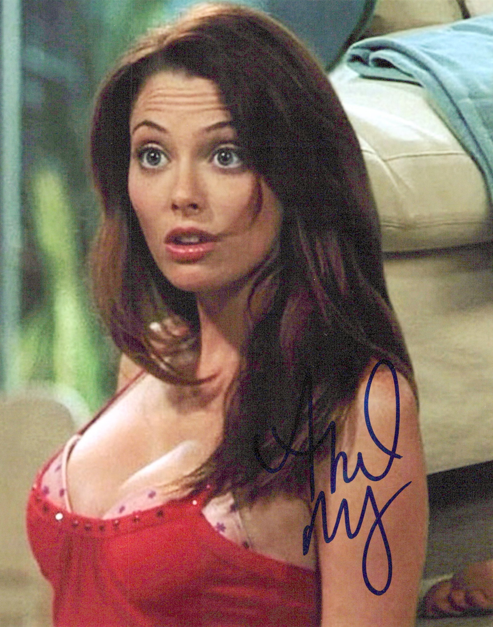 April Bowlby 2 1/2 MEN In Person Signed Photo (1 of 1)