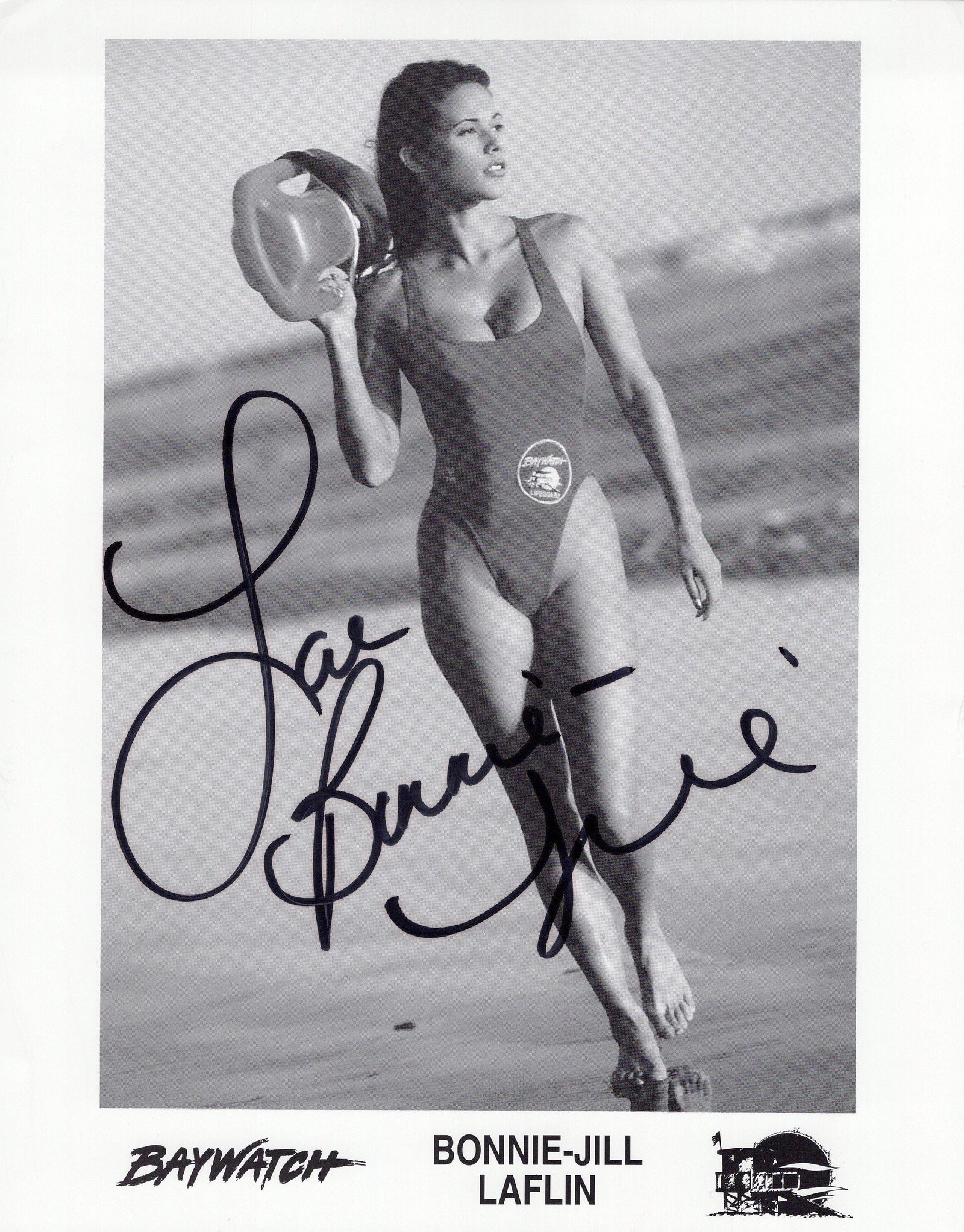 Bonnie Jill Laflin BAYWATCH In Person Signed Photo (1 of 1)