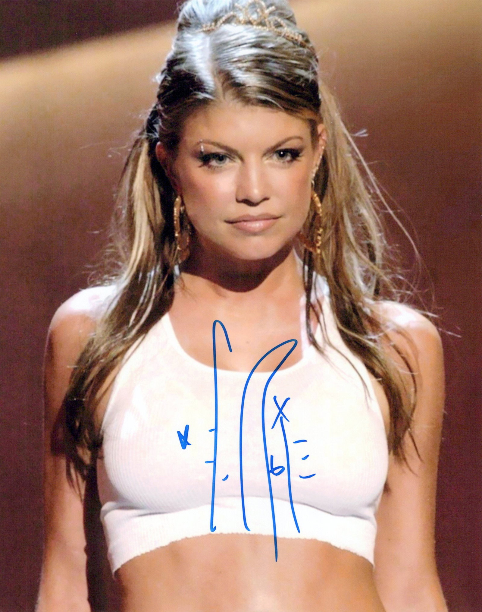 Stacy "Fergie" Ferguson BLACK-EYED PEAS In Person Signed Photo (1 of 1)