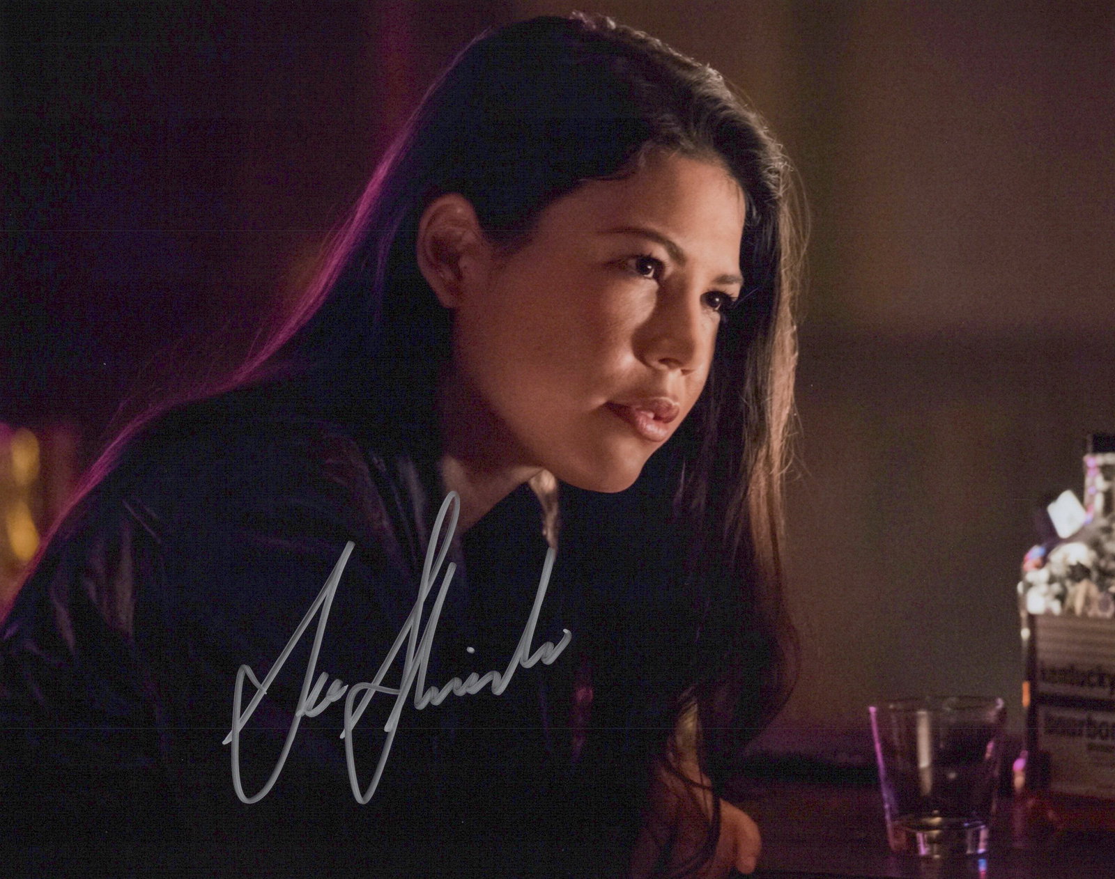Sea Shimooka (RARE) ARROW In Person Signed Photo: Photo size is 8x10. Sea Shimooka (RARE) in person signed photo from the TV series ARROW. Sea Shimooka as the character Emiko Queen