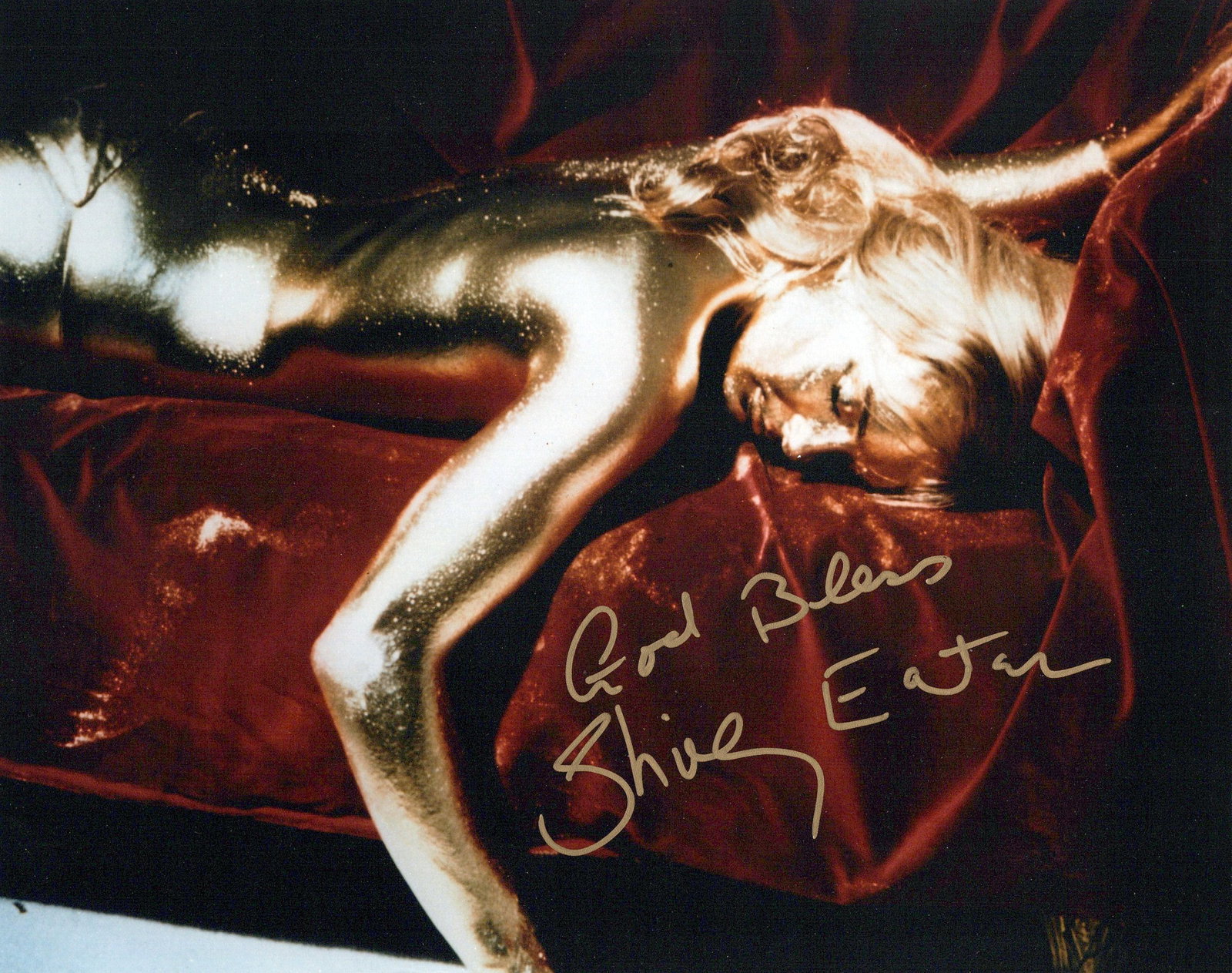 Shirley Eaton GOLDFINGER / JAMES BOND In Person Signed Photo (1 of 1)