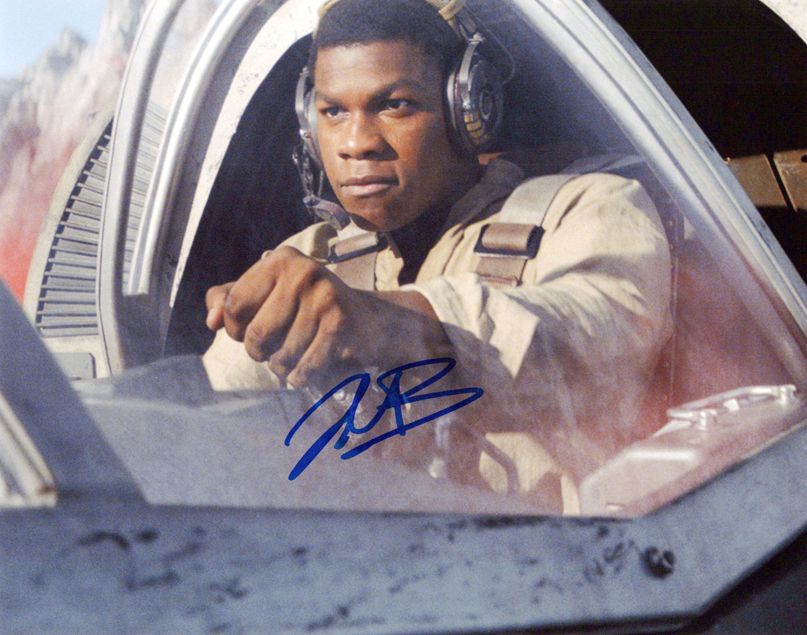 John Boyega STAR WARS In Person Signed Photo (1 of 1)