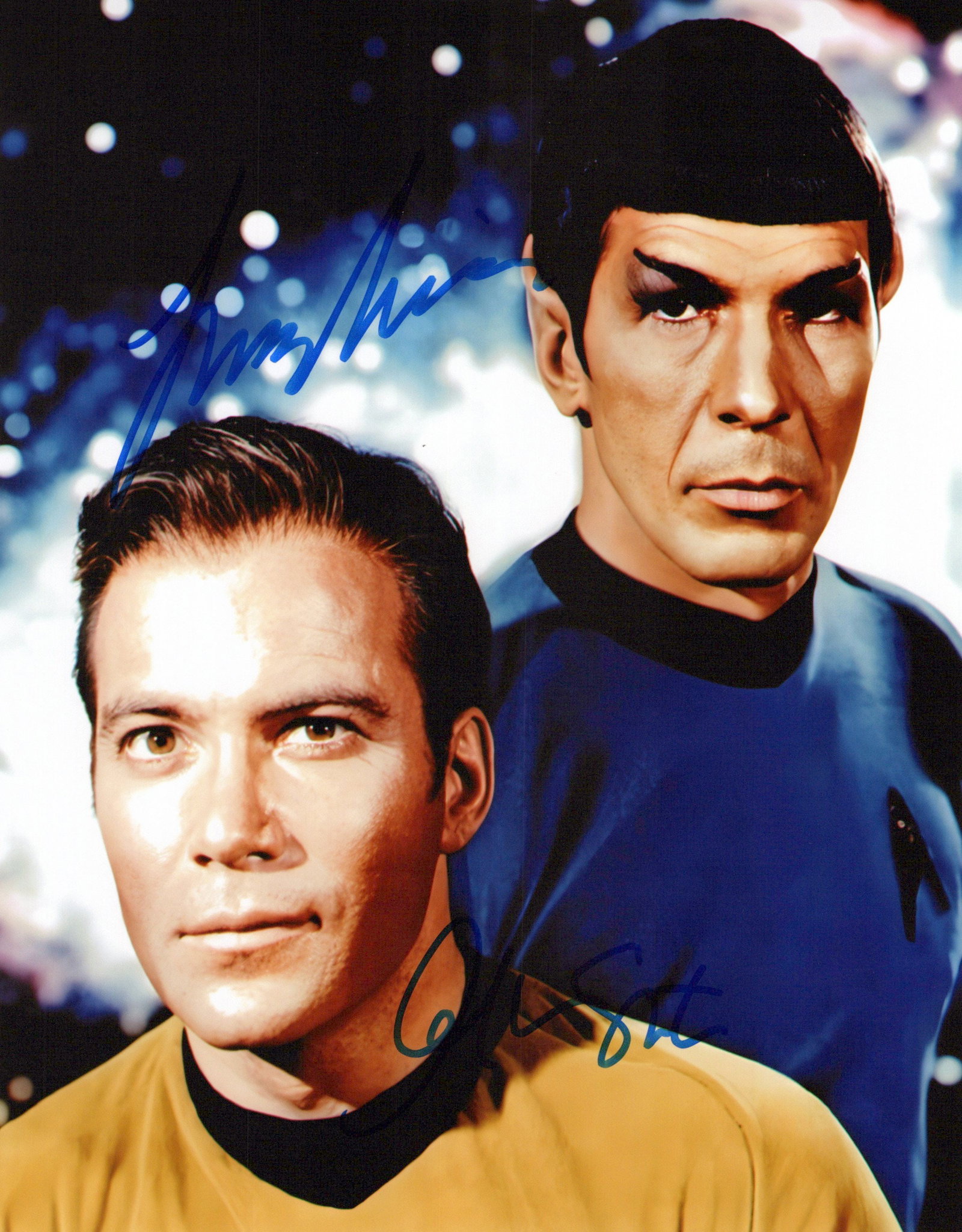 William Shatner / Leonard Nimoy STAR TREK In Person Signed Photo (1 of 1)
