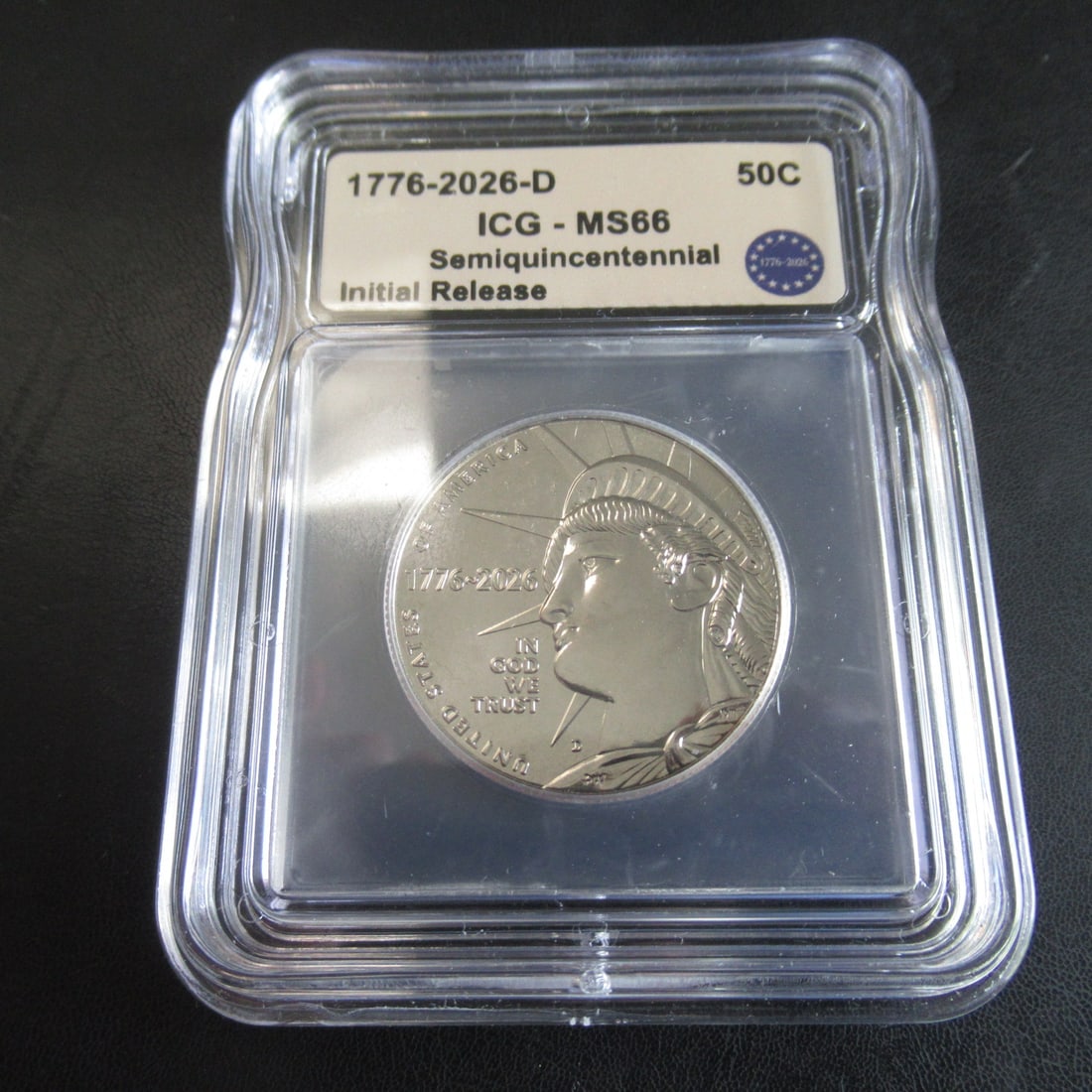 2026 Semiquincentennial Half Dollar MS66 by ICG