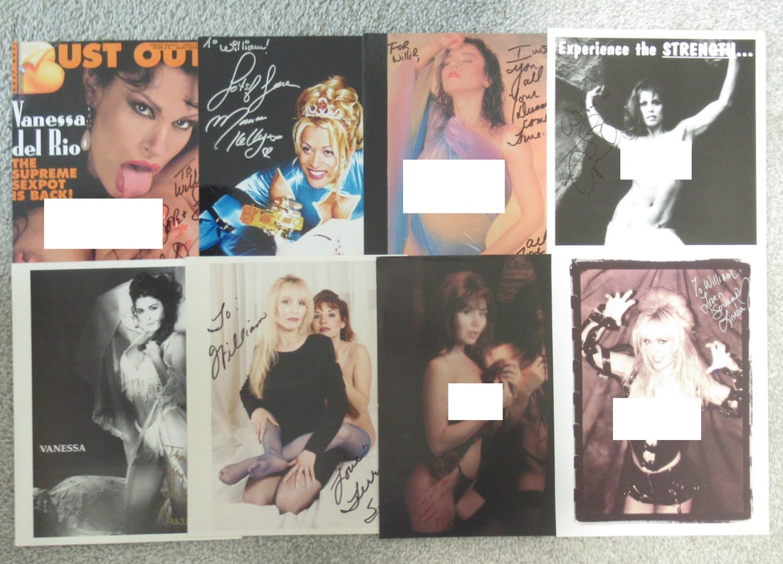 (10) Photo Porn Lot #1 All In Person Signed