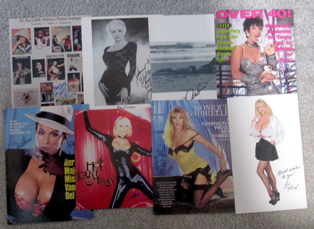(10) Photo Porn Lot #2 All In Person Signed