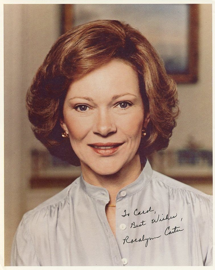 Rosalynn Carter FORMER FIRST LADY Signed Photo (1 of 1)