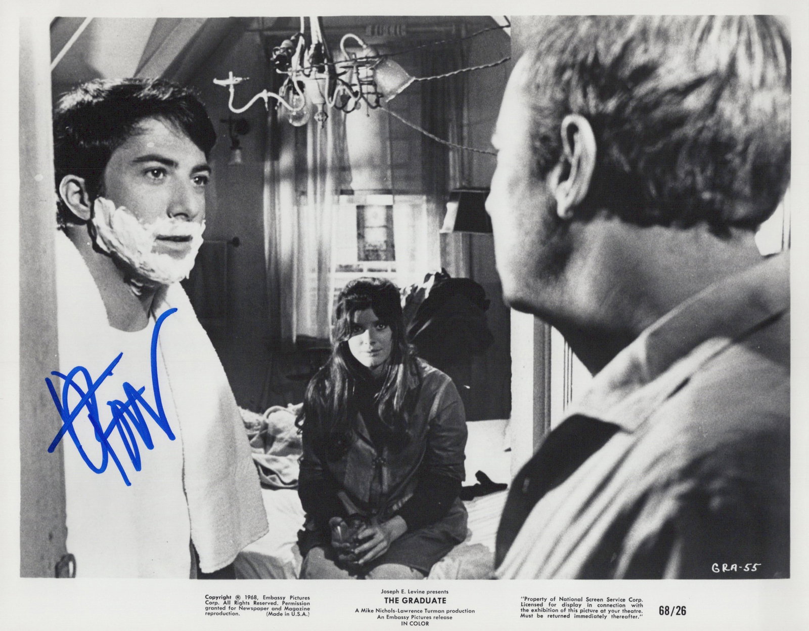 Dustin Hoffman THE GRADUATE In Person Signed Photo (1 of 1)