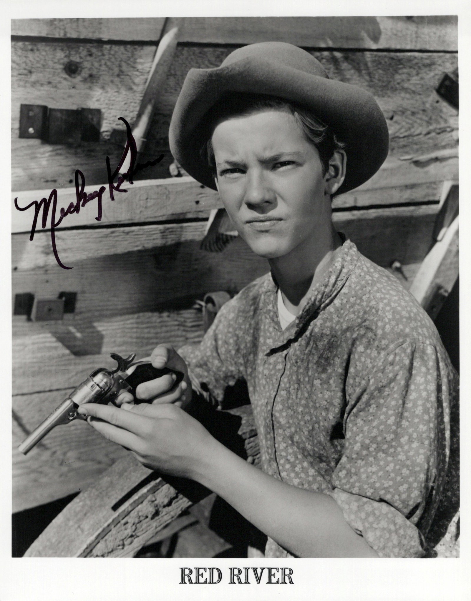 Mickey Kuhn (1932-2022) RED RIVER In Person Signed Photo (1 of 1)