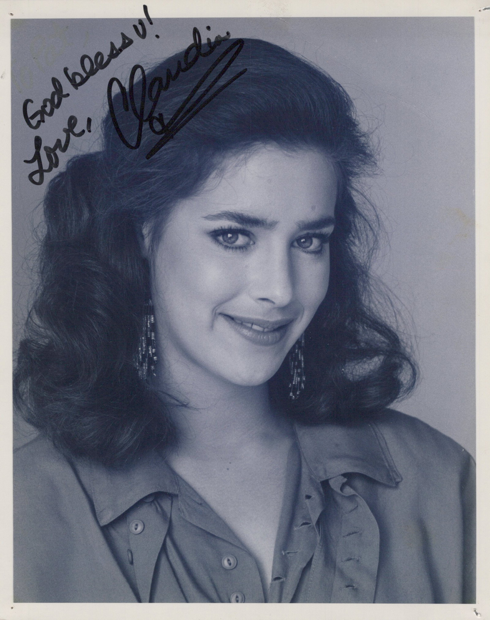 Claudia Wells FAST TIMES In Person Signed Photo
