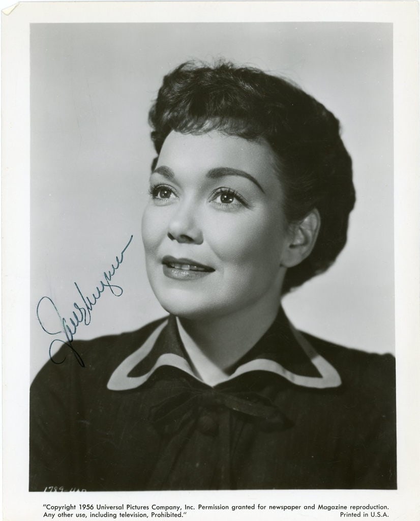 Jane Wyman (1917-2007) JOHNNY BELINDA / FALCON CREST In Person Signed Photo