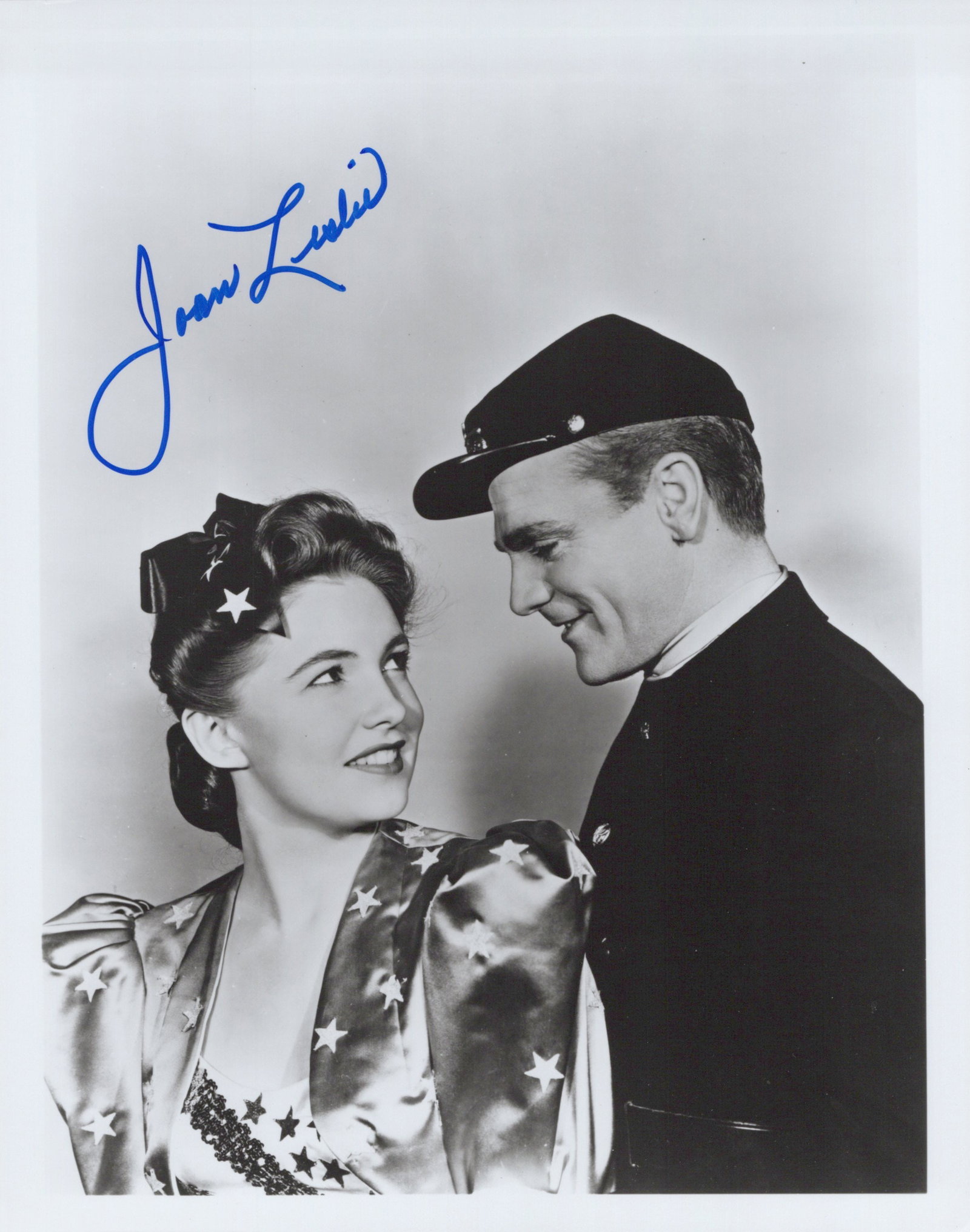 Joan Leslie (1925-2015) YANKEE DOODLE DANDY In Person Signed Photo (1 of 1)
