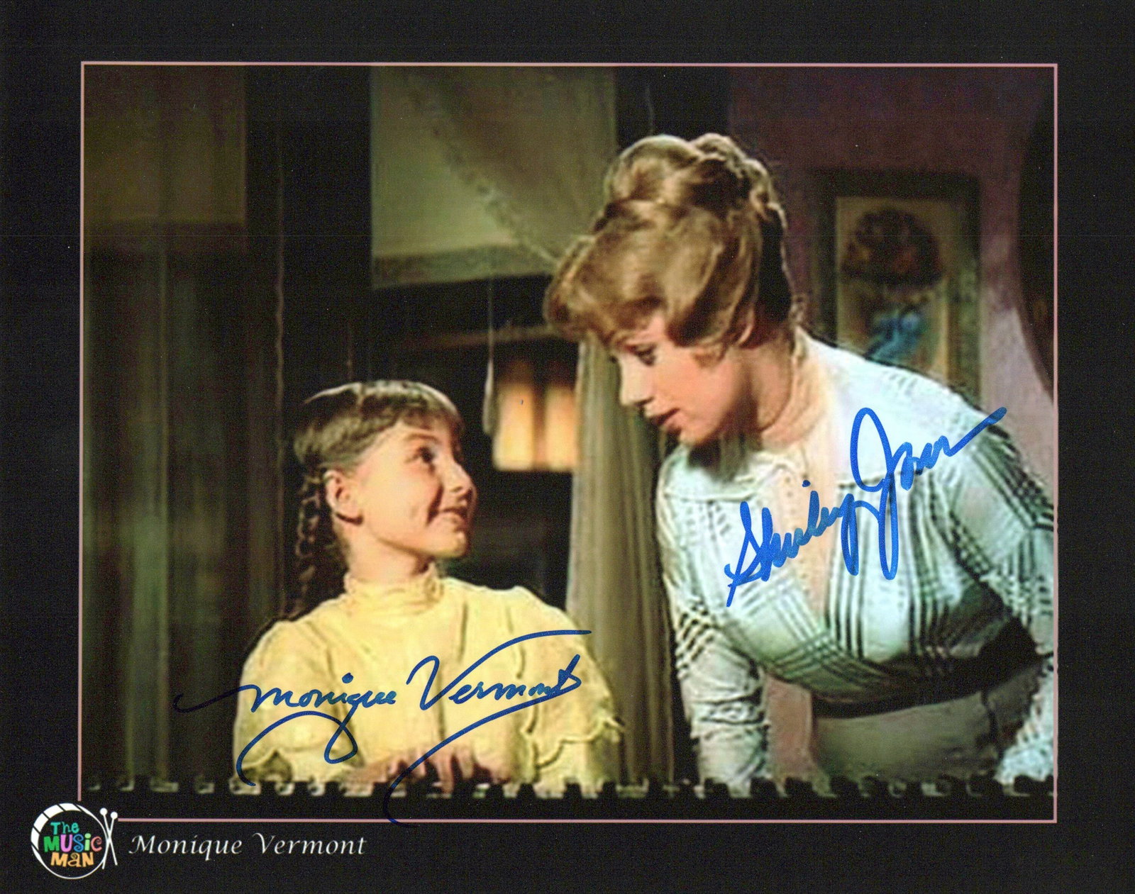 Shirley Jones / Monique Vermont THE MUSIC MAN In Person Signed Photo