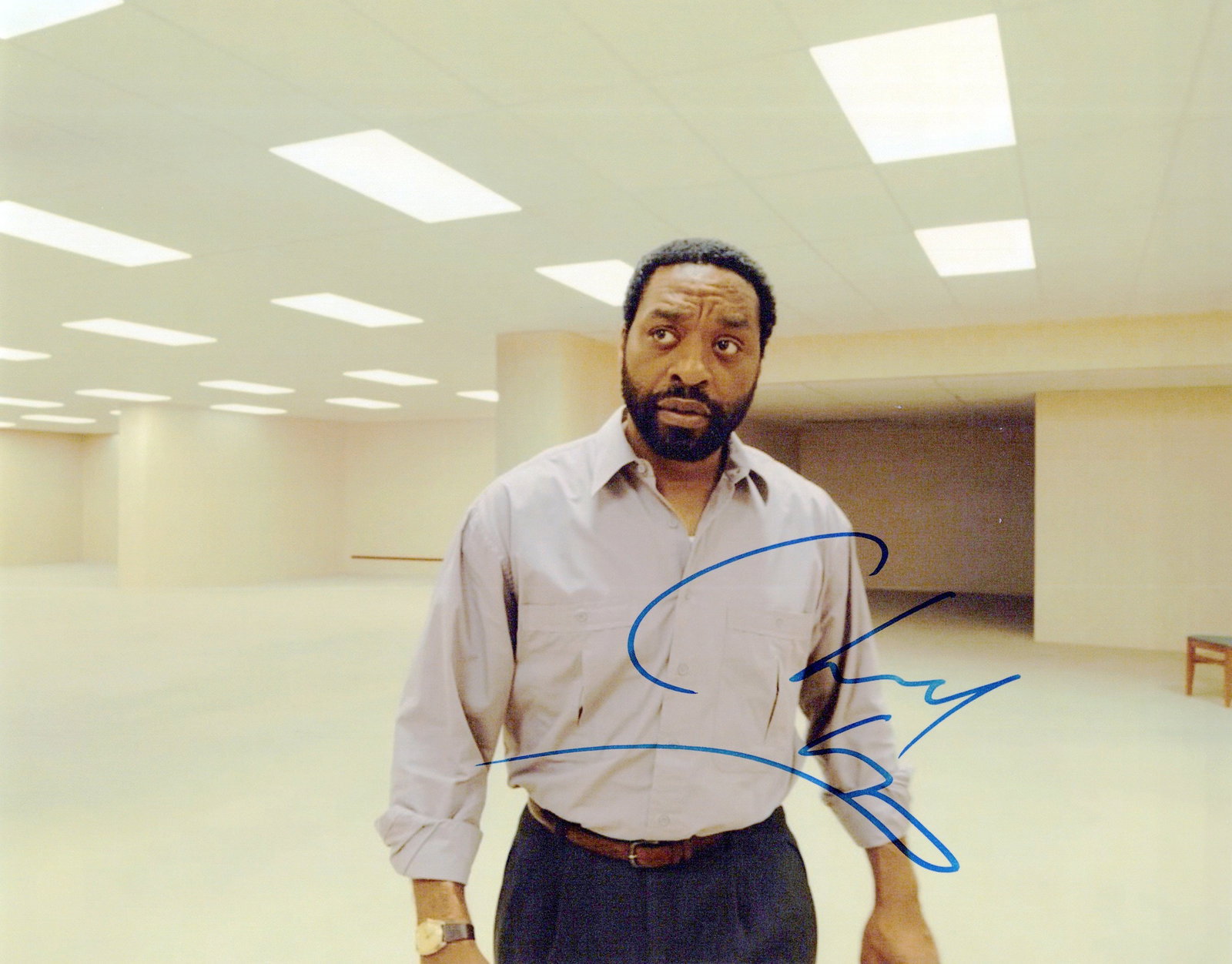 Chiwetel Ejiofor BACK ROOMS In Person Signed Photo