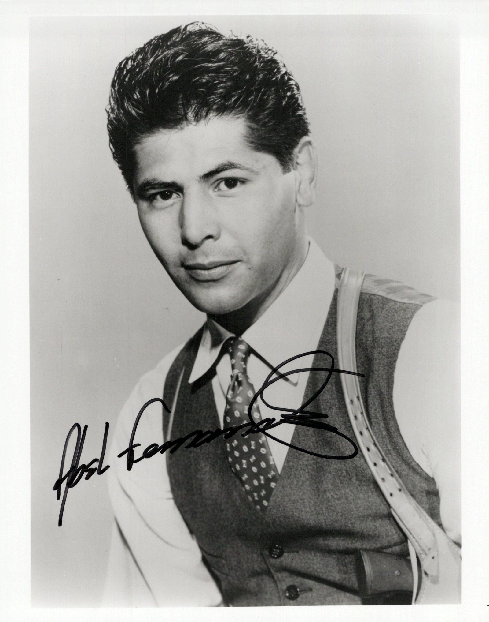 Abel Fernandez (1930-2016) UNTOUCHABLES / TIME TUNNEL Signed Photo (1 of 1)