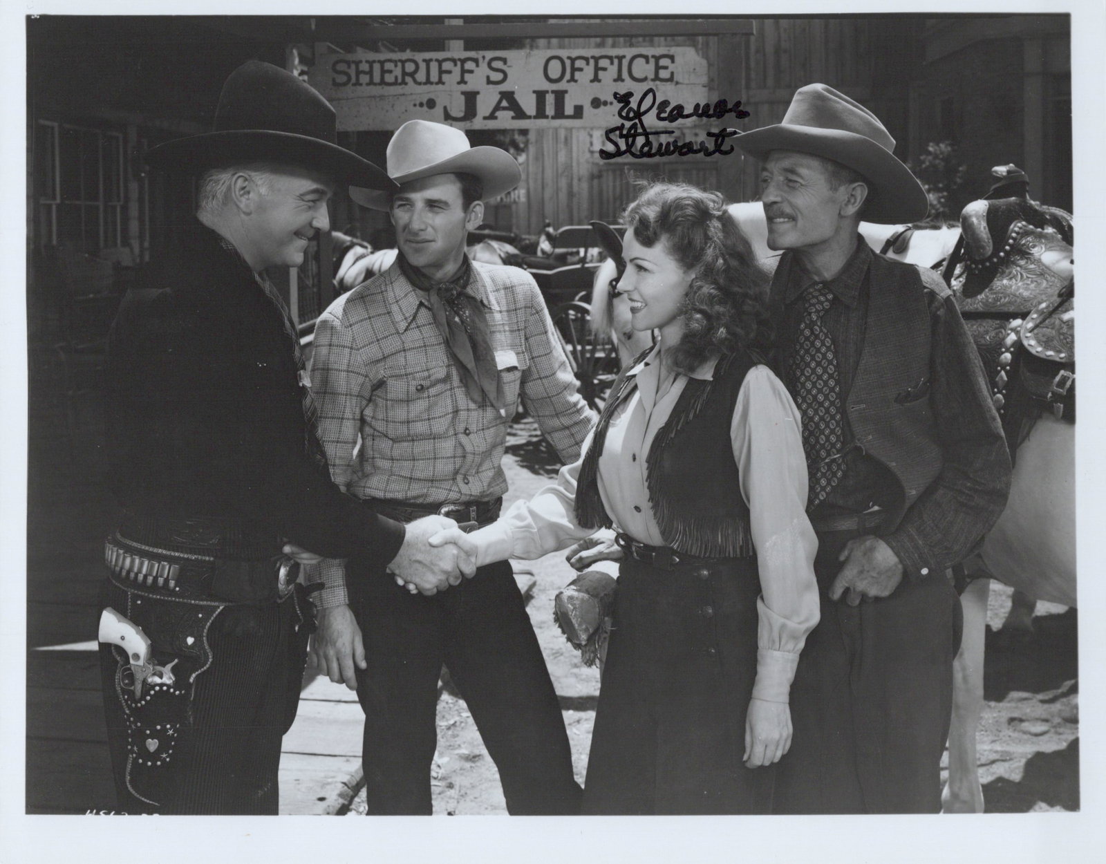 Eleanor Stewart (1913-2007) PIRATES ON HORSEBACK Signed Photo (1 of 1)