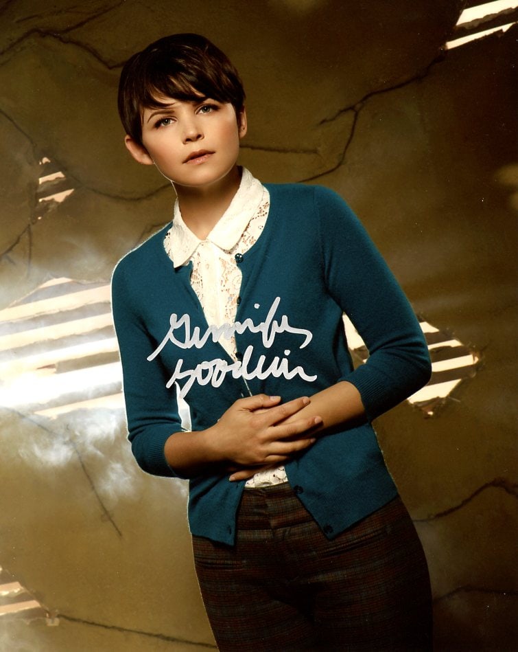 Ginnifer Goodwin ONCE UPON A TIME In Person Signed Photo: Photo size is 8x10. Ginnifer Goodwin in person signed autographed photo from the TV series ONCE UPON A TIME. Ginnifer Goodwin as the character Mary Margaret Blanchard / Snow White