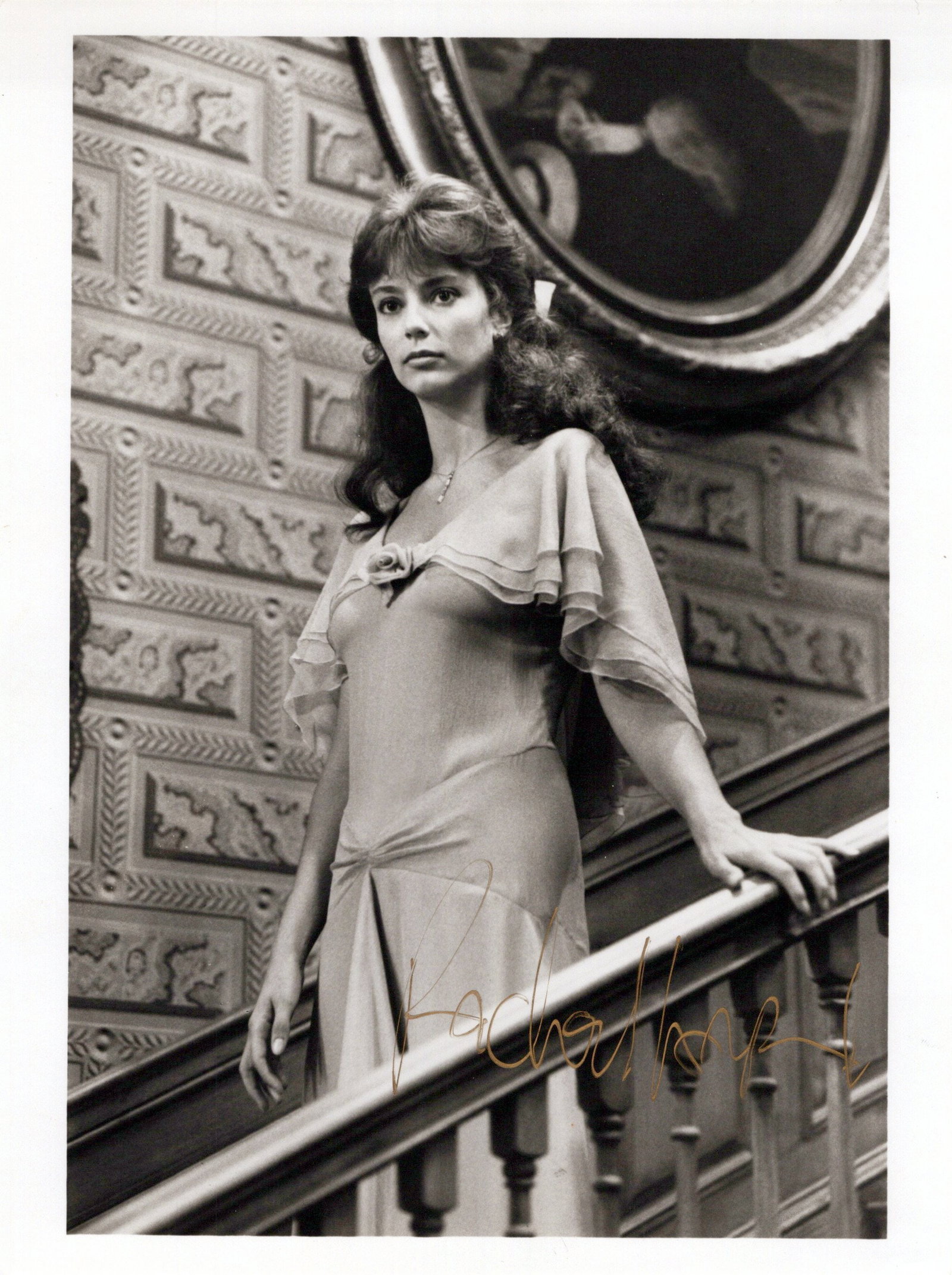 Rachel Ward THE THORN BIRDS In Person Signed Photo: Photo size is 7x9. Rachel Ward in person signed photo from the TV series THE THORN BIRDS. Rachel Ward as the character Meggie Cleary
