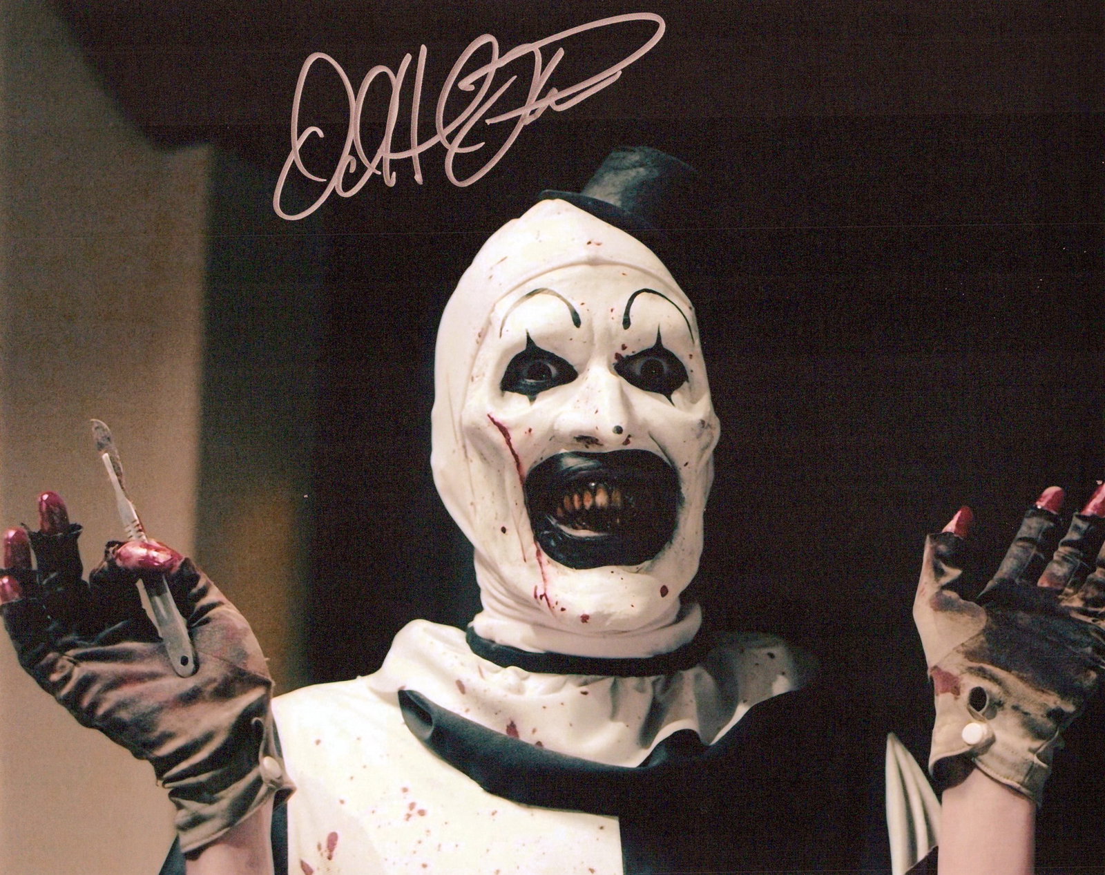 David Howard Thornton TERRIFIER 2 In Person Signed Photo (1 of 1)