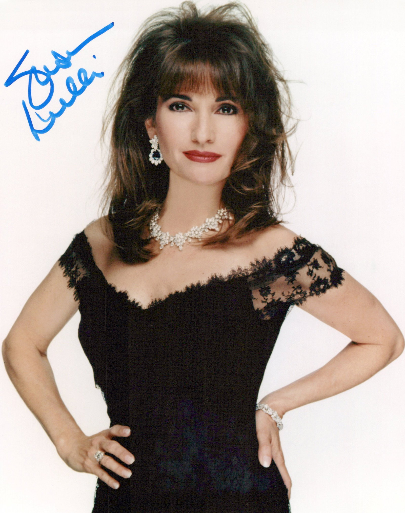 Susan Lucci ALL MY CHILDREN In Person Signed Photo: Photo size is 8x10. Susan Lucci in person signed photo from the soap opera ALL MY CHILDREN. Susan Lucci as the character Erica Kane.