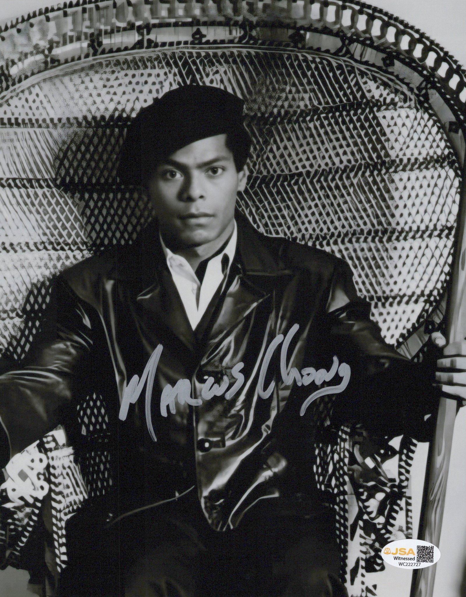 Marcus Chong (JSA) MATRIX / PANTHER In Person Signed Photo