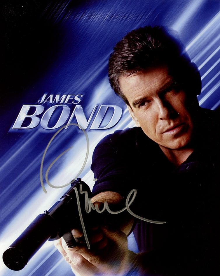 Pierce Brosnan DIE ANOTHER DAY In Person Signed Photo (1 of 1)