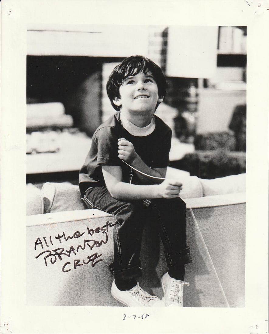 Brandon Cruz COURTSHIP EDDIE'S FATHER In Person Signed Photo (1 of 1)