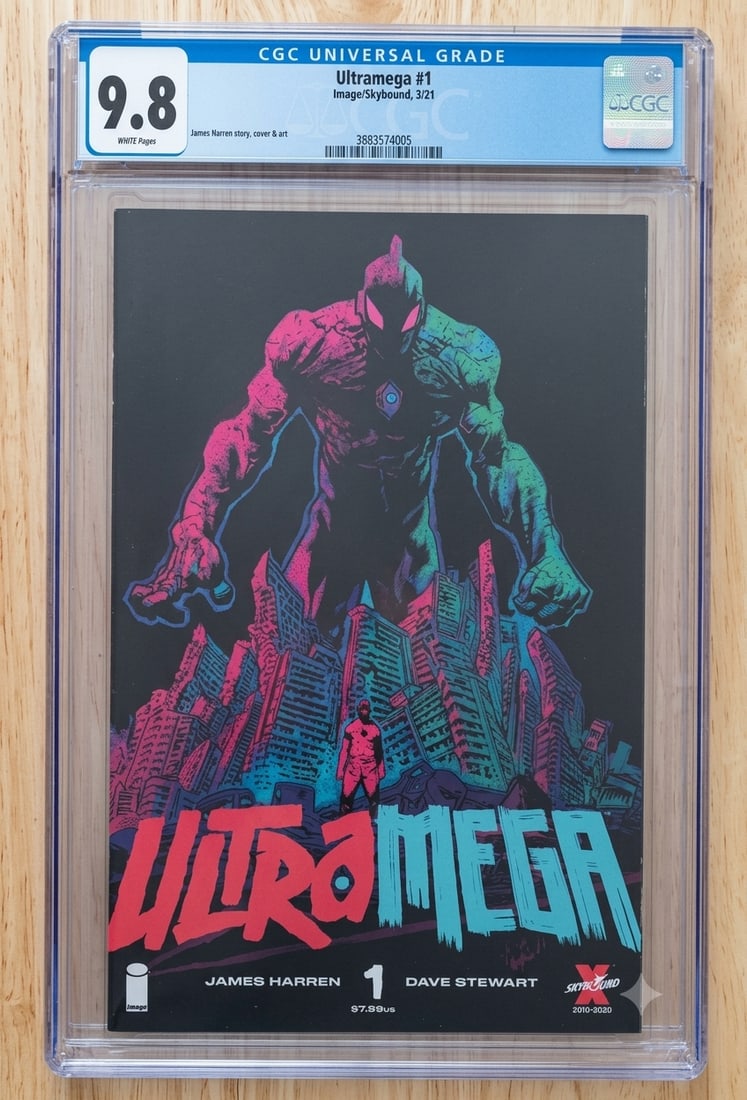 Ultramega 1 CGC 9.8 Image Skybound 2021 James Harren Cover Art White Pages (1 of 1)