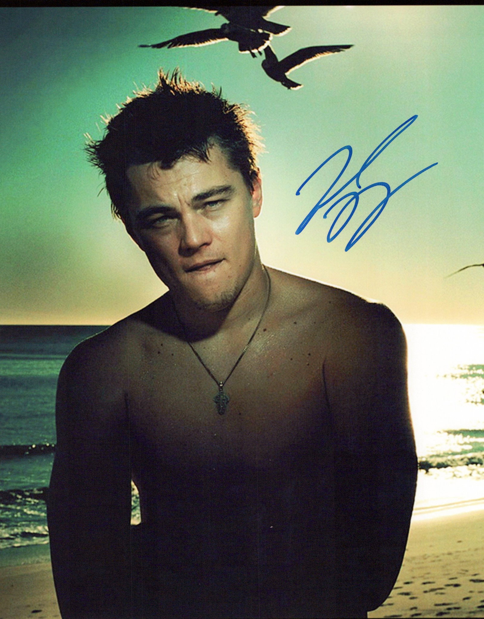 Leonardo DiCaprio TITANIC / WOLF OF WALL STREET In Person Signed Photo: Photo size is 8x10. Leonardo DiCaprio in person signed photo. Leonardo DiCaprio has done such movies as ONE BATTLE AFTER ANOTHER, TITANIC, and WOLF OF WALL STREET