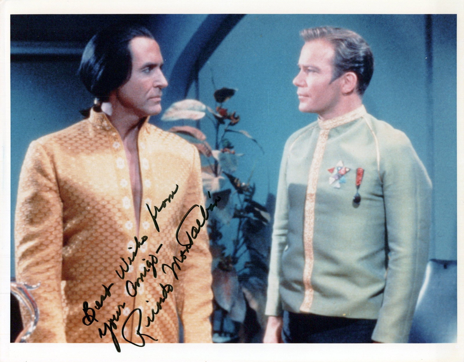 Ricardo Montalban (1920-2009) STAR TREK In Person Signed Photo (1 of 1)