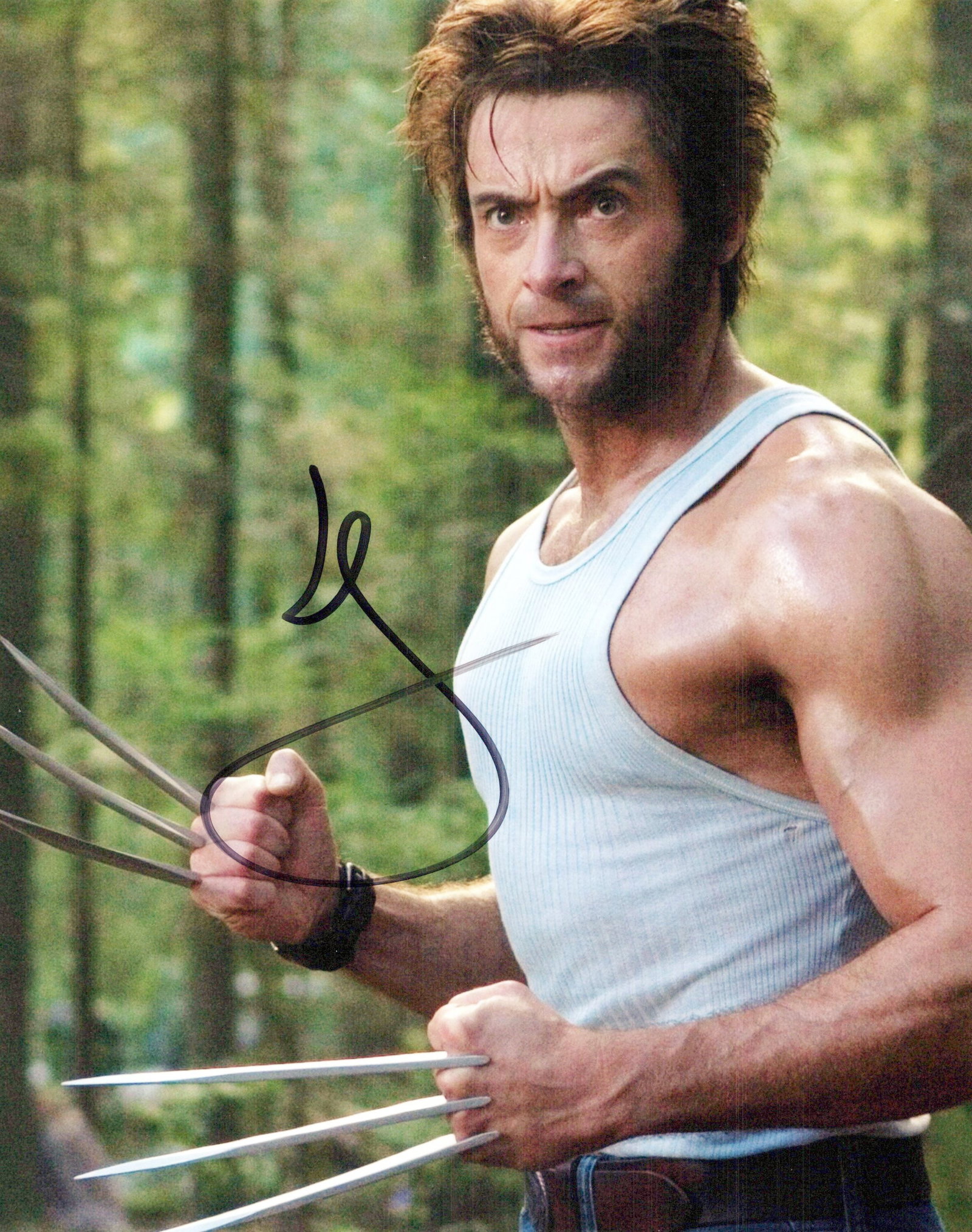 Hugh Jackman LOGAN In Person Signed Photo (1 of 1)