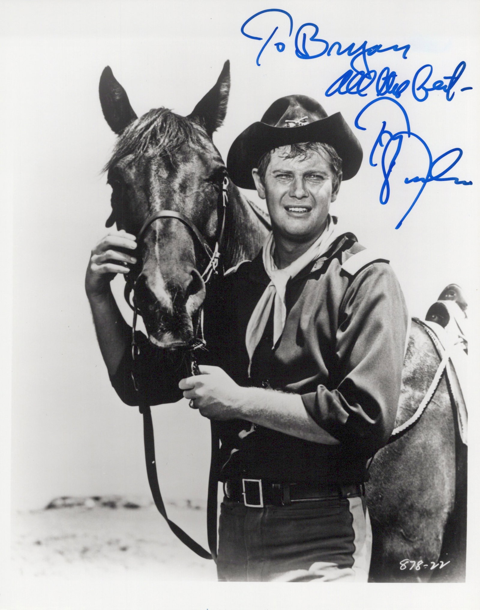 Troy Donahue A DISTANT TRUMPET Signed Photo (1 of 1)